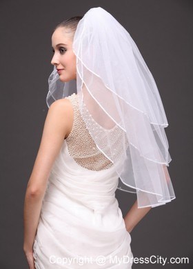 Three-Tier Tulle Bridal Veil On Sale