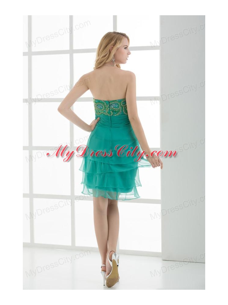 Empire Strapless Tulle Sashes Prom Dress with Beading and Ruching