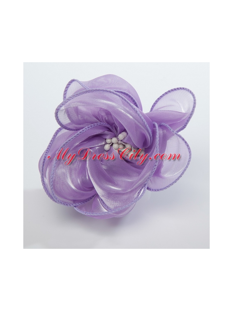 Cheap Organza Champagne Fascinators for Special Occasion