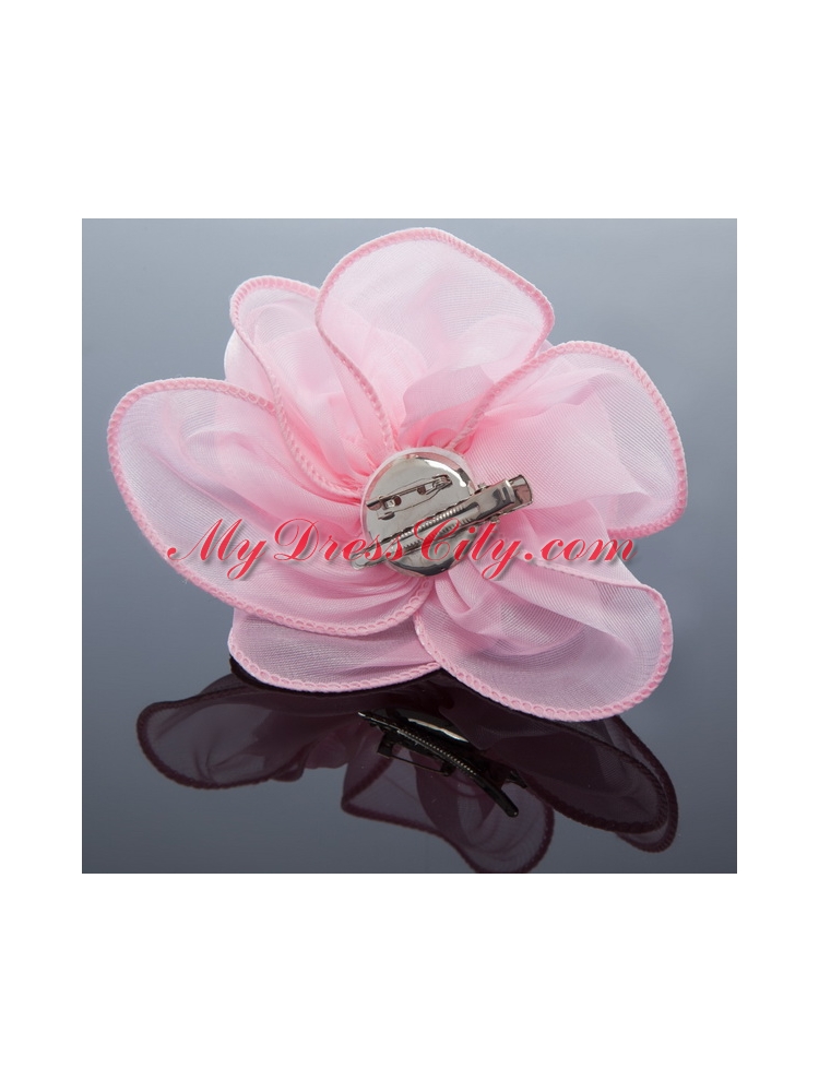 Cheap Organza Champagne Fascinators for Special Occasion