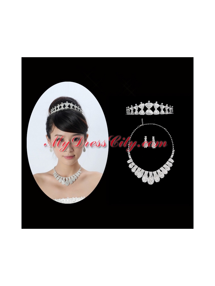 Charming Alloy With Rhinestone Jewelry Sets