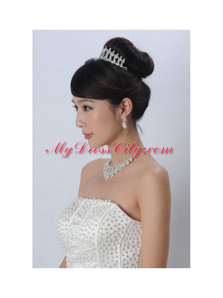 Charming Alloy With Rhinestone Jewelry Sets