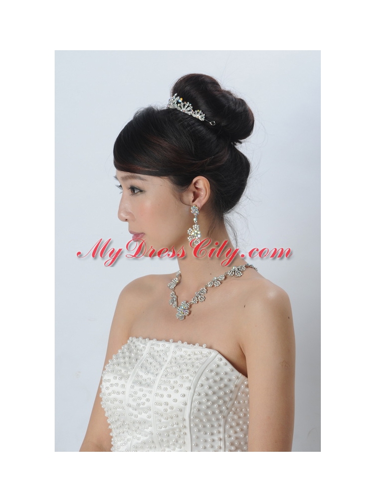 Lovely Dazzling Rhinestone Fabulous Jewelry Set