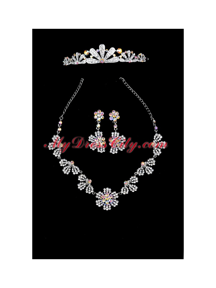 Lovely Dazzling Rhinestone Fabulous Jewelry Set