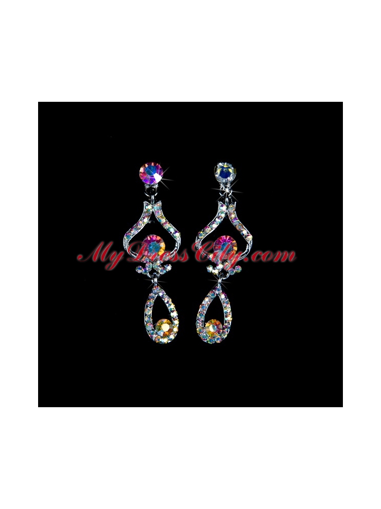 Multi-colored Alloy With Rhinestone Ladies Jewelry Sets