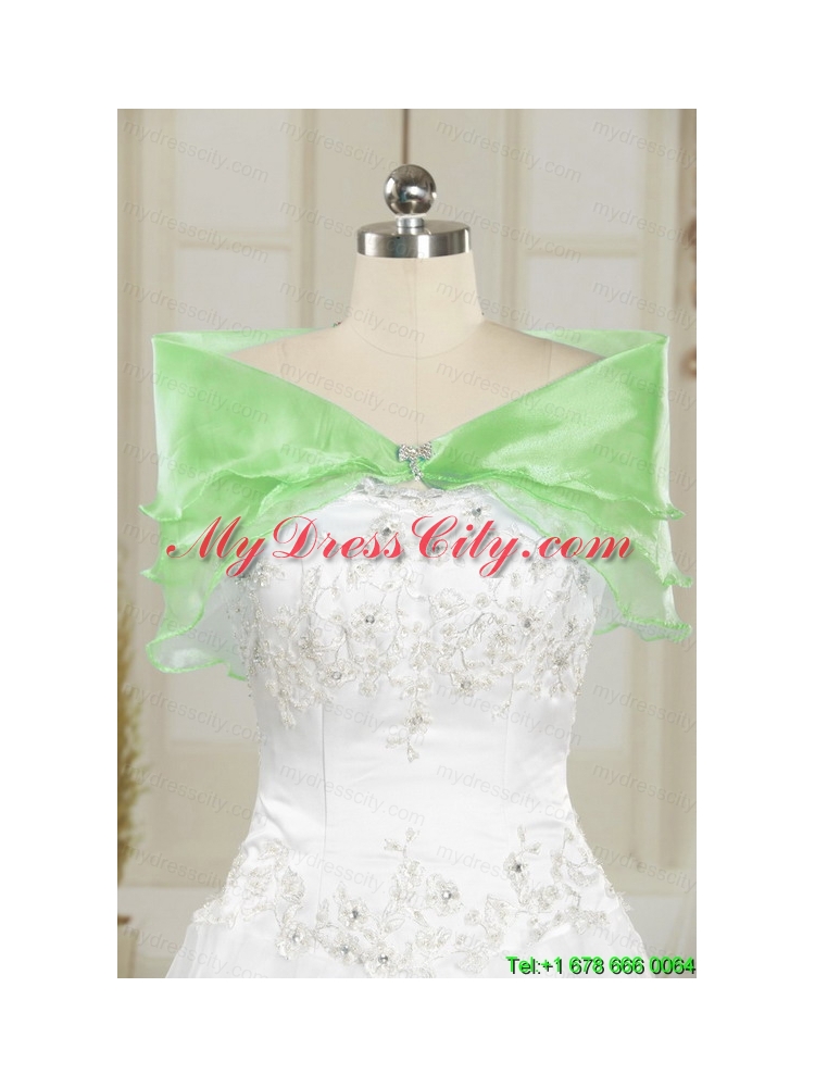 2015 New Style Beading and Ruffles Quinceanera Dresses in Multi-color