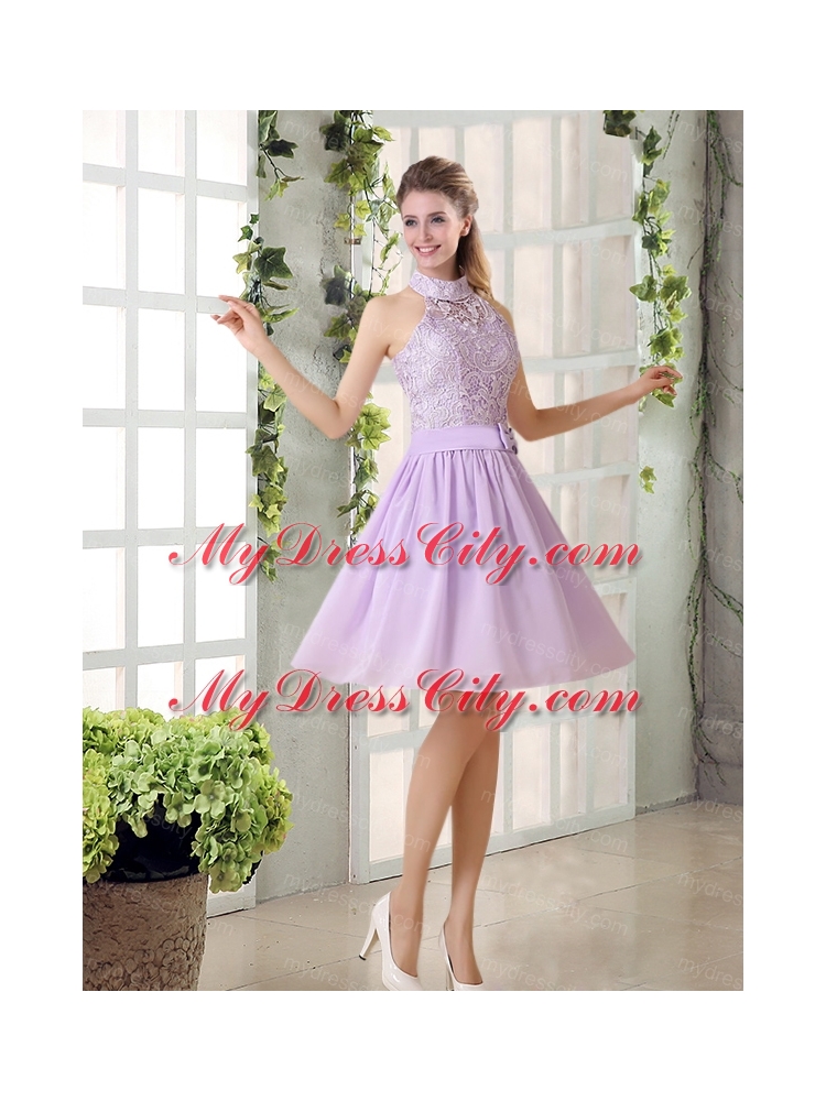 2015 Brand New Style A Line Chiffon Bridesmaid Dress