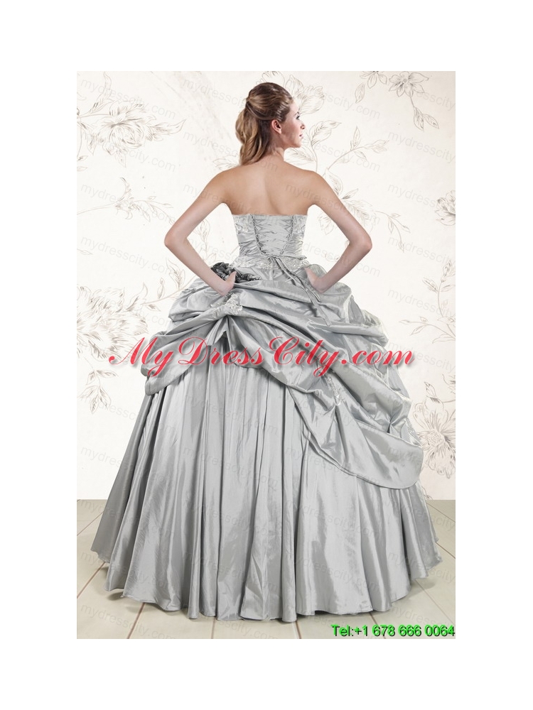 2015 Cheap Quinceanera Dresses with Strapless