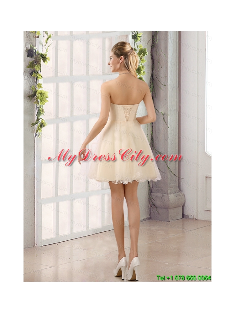 2015 Sturning Sweetheart A Line  Prom Dress with Beading