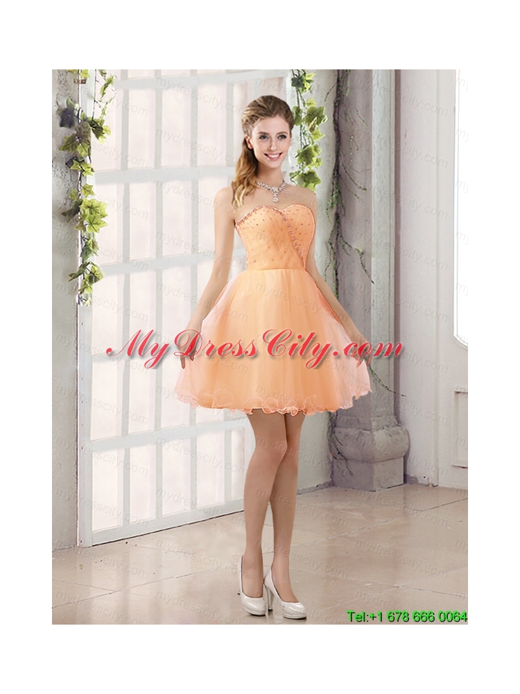 2015 Sturning Sweetheart A Line  Prom Dress with Beading