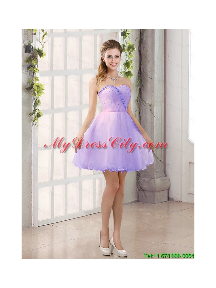 2015 Sturning Sweetheart A Line  Prom Dress with Beading