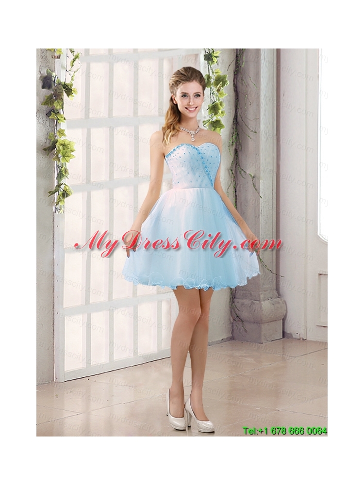 2015 Sturning Sweetheart A Line  Prom Dress with Beading