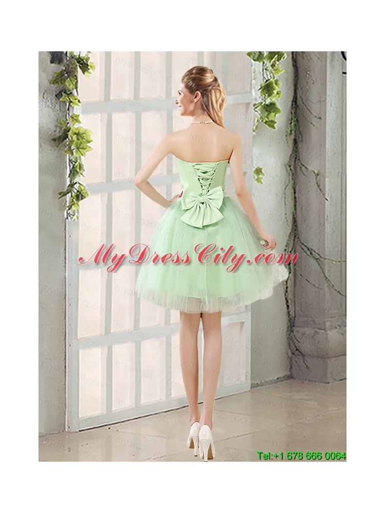 The Most Popular Strapless A Line Prom Dress with Lace Up