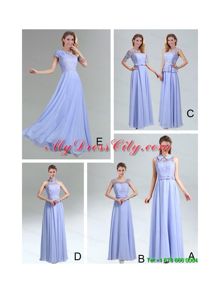 2015 Empire Lace Up Prom Dress Belt and Lace