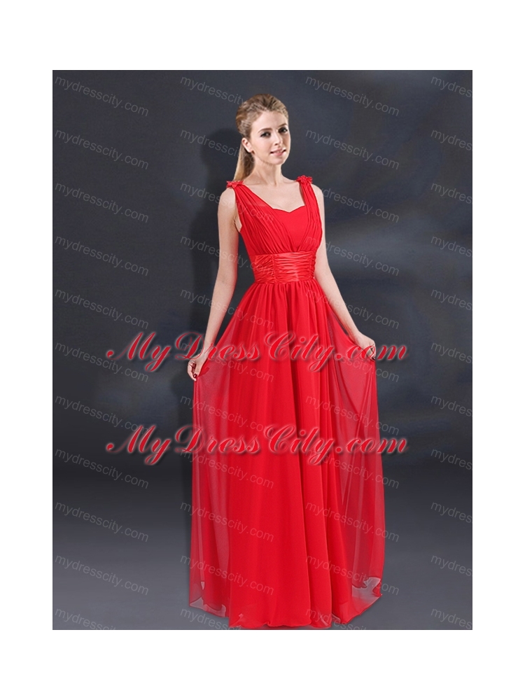 Ruching Empire 2015 Feminine Bridesmaid Dresses