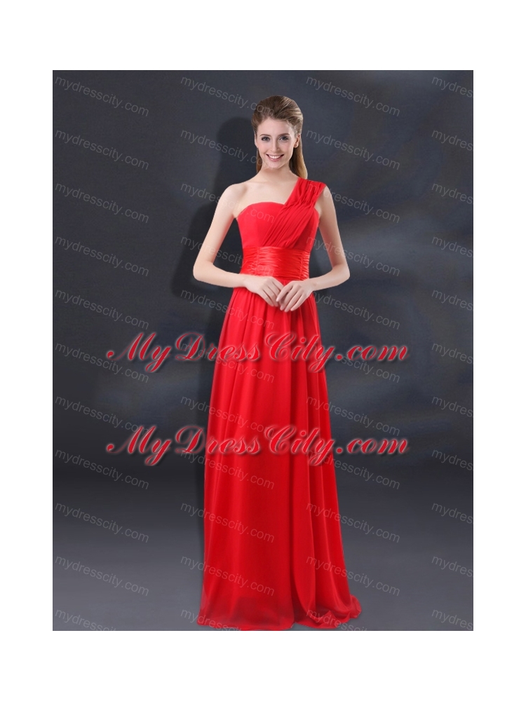 Ruching Empire 2015 Feminine Bridesmaid Dresses