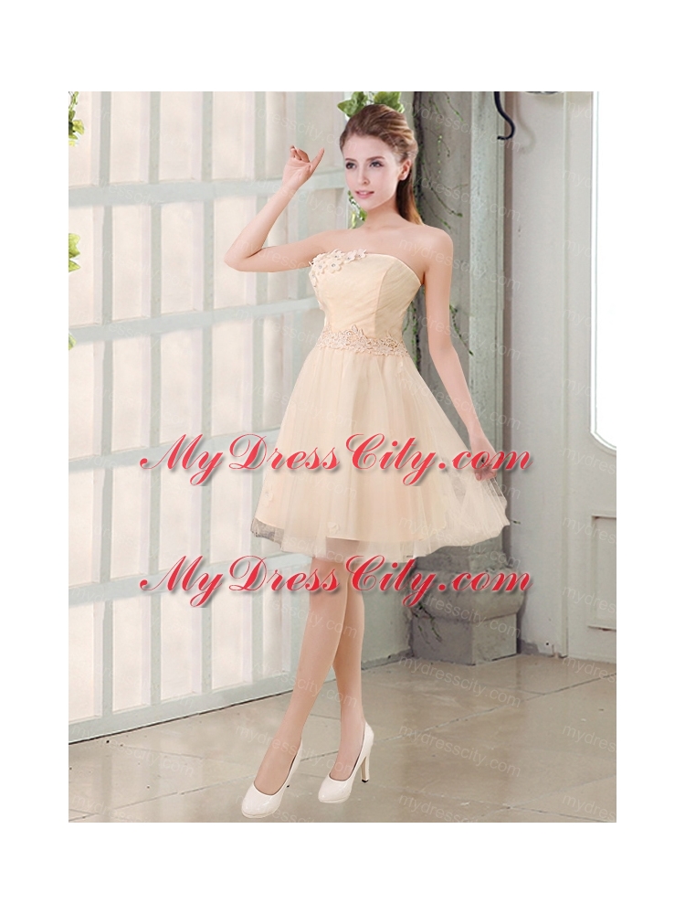 2015 The Brand New Style Mini Length Bridesmaid Dress