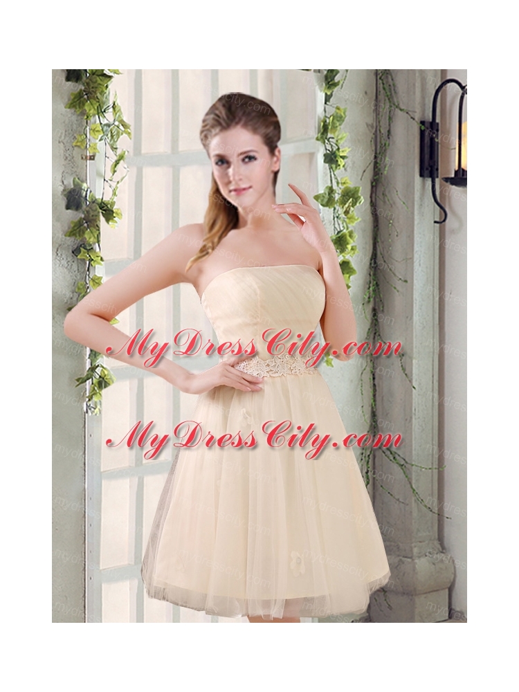 2015 The Brand New Style Mini Length Bridesmaid Dress