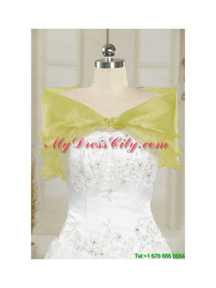 New Style Yellow Quinceanera Dresses with Beading and Ruffles