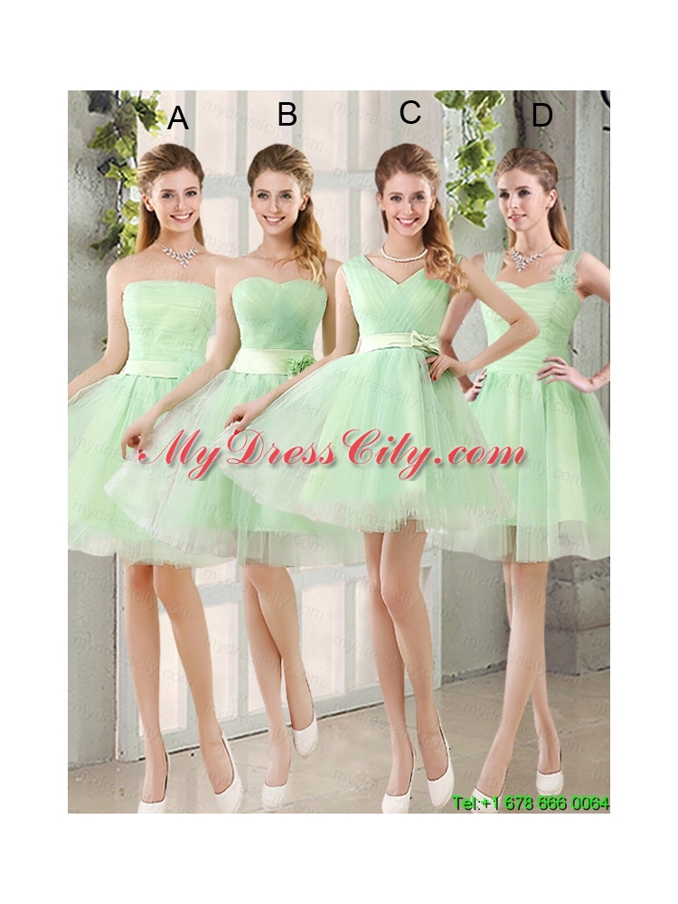 A Line Sweetheart Lace Up Mothr of The Bride  Dress in Apple   Green