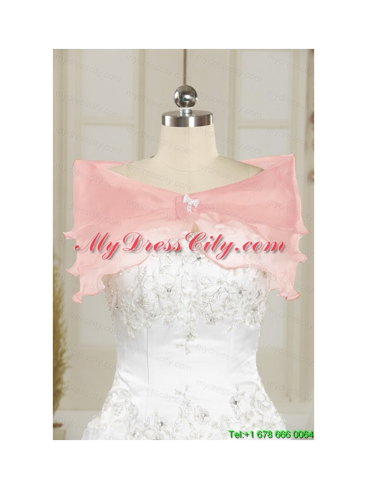 Pretty Strapless Quinceanera Dresses with Beading and Pick Ups