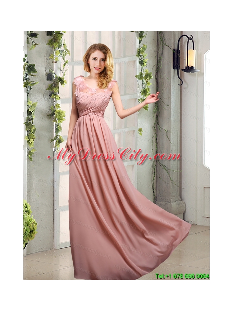 Scoop Empire Ruching 2015 Decent Mothr of The Bride  Dresses