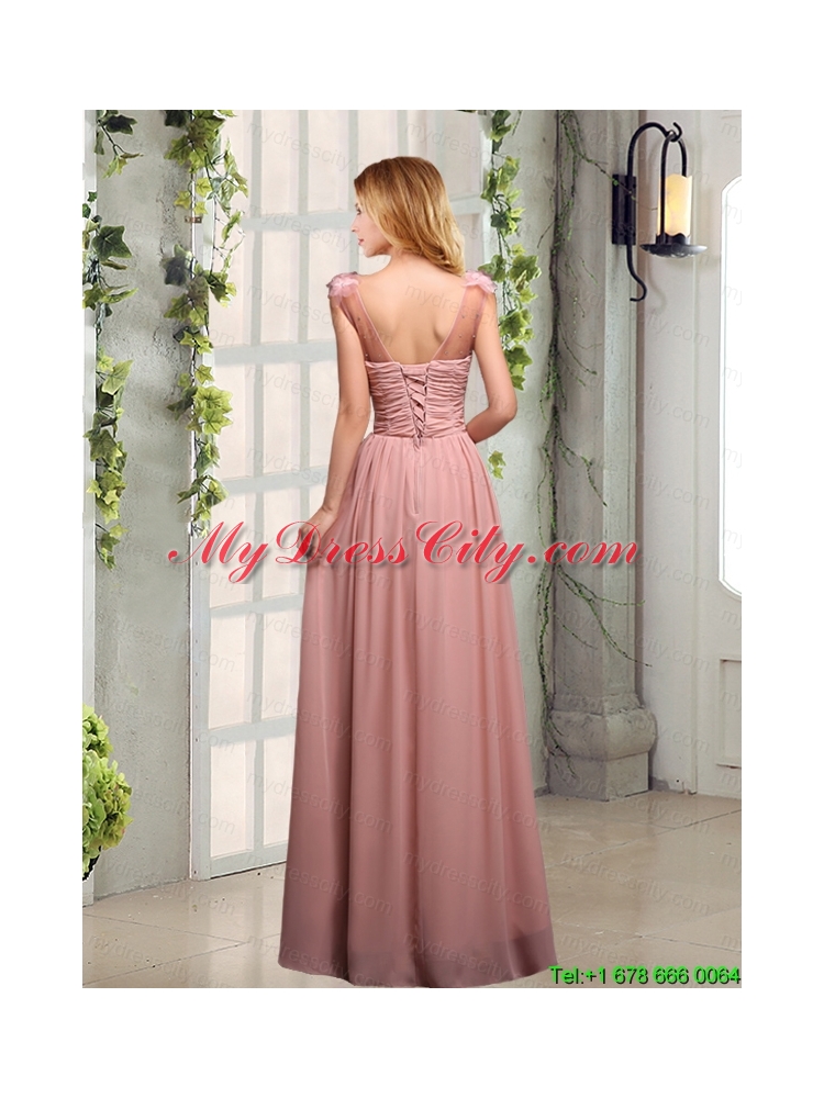 Scoop Empire Ruching 2015 Decent Mothr of The Bride  Dresses