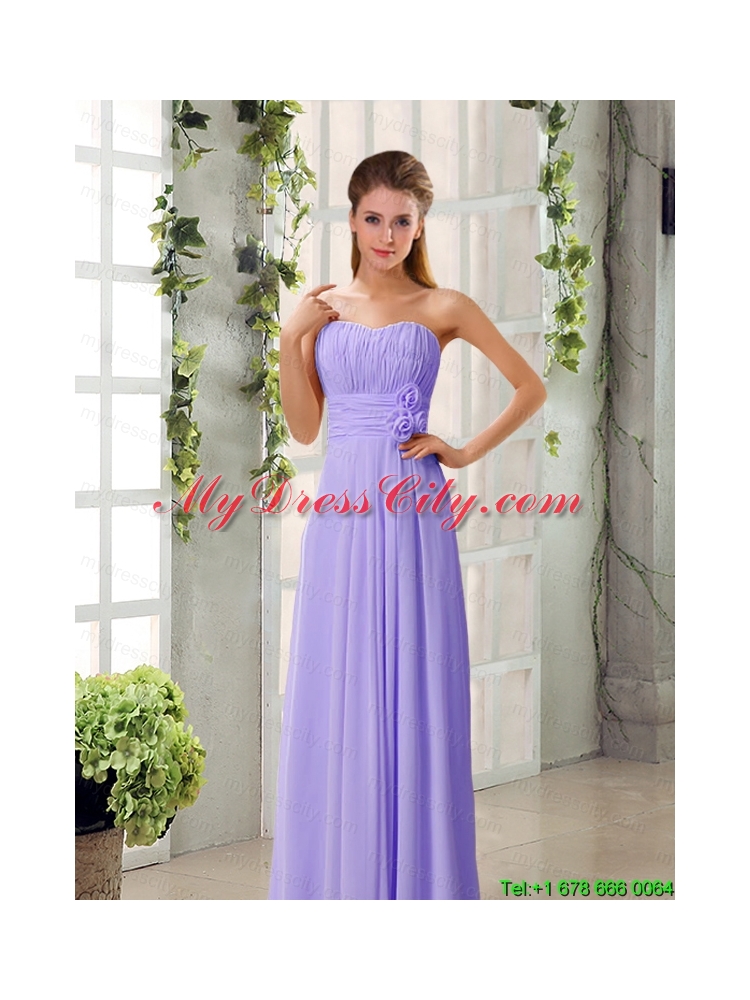 Champagne Ruching Chiffon Mothr of The Bride Dresses with   Sweetheart for 2015