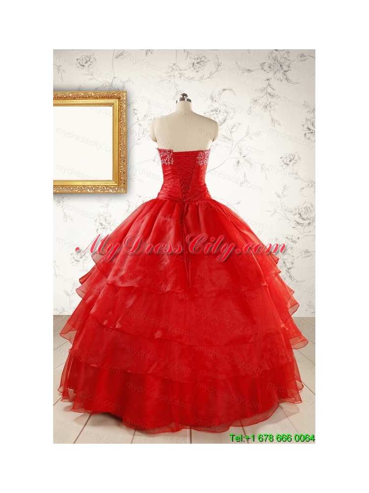 Most Popular Strapless Quinceanera Dresses for 2015