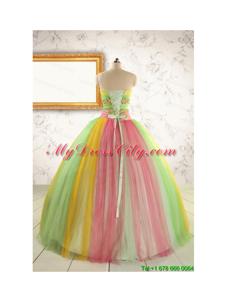 Elegant Sweet 16 Dresses in Multi Color for 2015