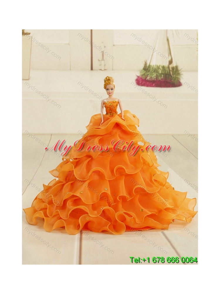 2015 Yellow Sweetheart Unique Quinceanera Dress with Beading and Ruffled Layers