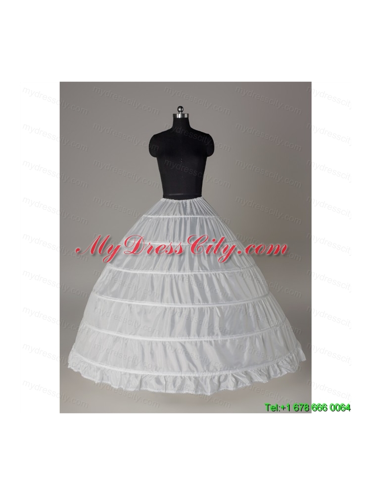 Top Seller Ball Gown Floor-length White Petticoat