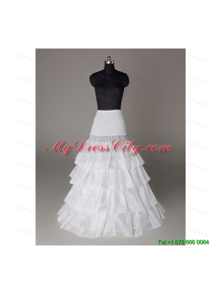 Wonderful Organza Floor-length Petticoat in White