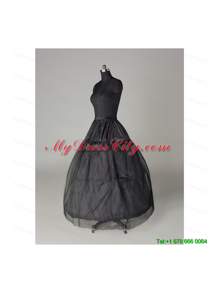 Unique Organza Ball Gown Floor-length Black Petticoat