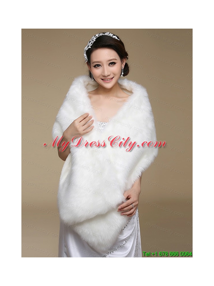 2015 High Quality Bridal Shawl with Open Front