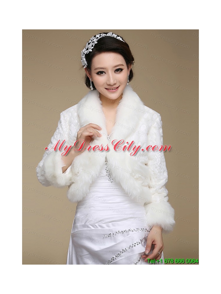 Brand New Long Sleeves Faux Fur Wraps for 2015