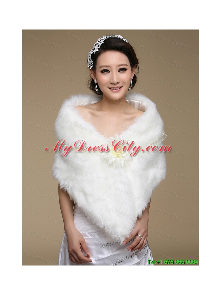 Unique White Faux Fur Wraps for 2015