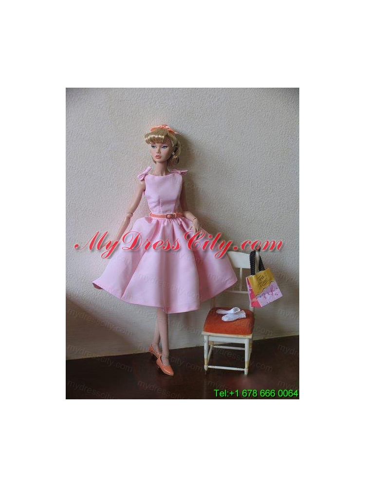 New Fashion Princess Pink Dress Gown for Barbie Doll