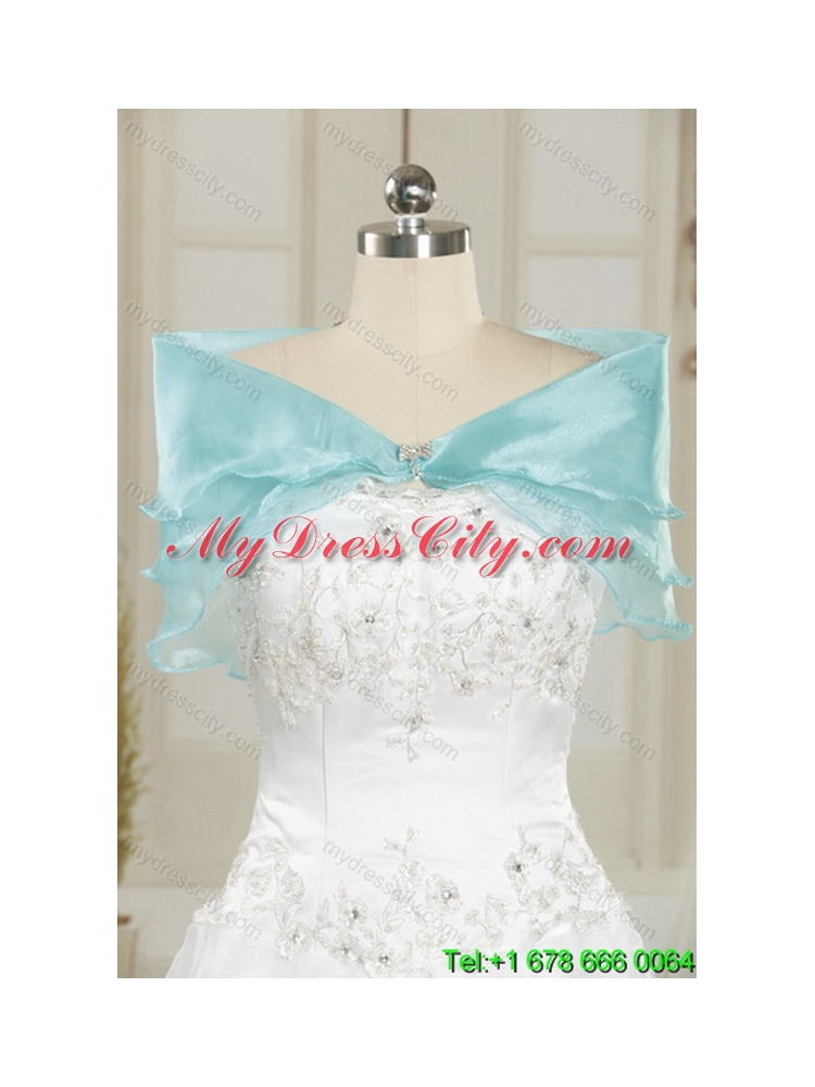 2015 Detachable Appliques and Ruffles Quinceanera Skirts in Multi Color