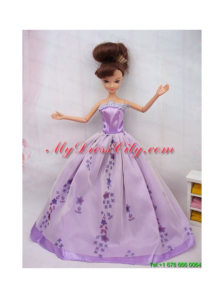 Fashionable Ball Gown Party Clothes Barbie Doll Dress