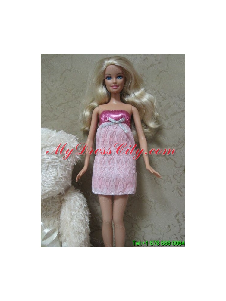 Sexy Short Mini-length Dress With Sequin Made To Fit the Barbie Doll