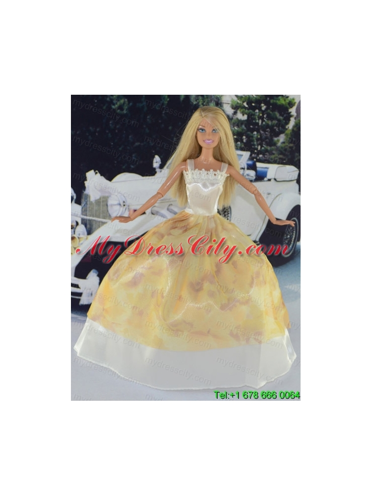 Pretty Handmade Dress Made to Fit the Barbie Doll