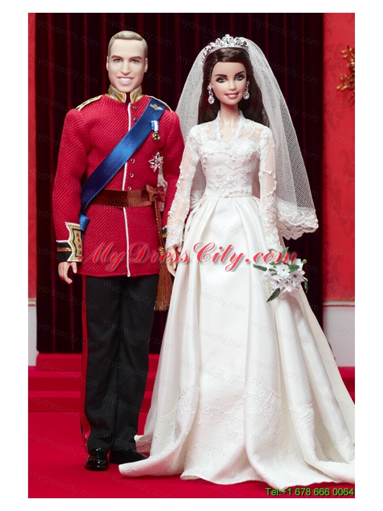 A-line Wedding Dress To Barbie Doll With Lace