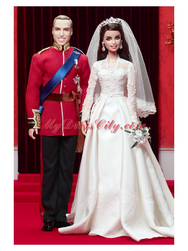 A-line Wedding Dress To Barbie Doll With Lace