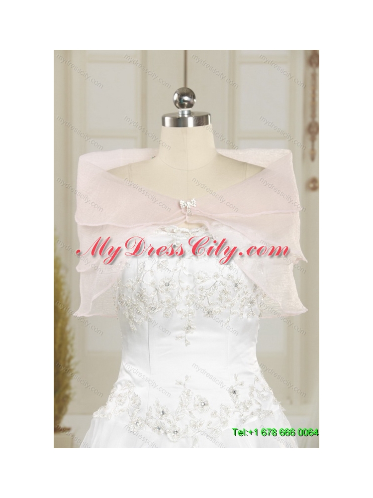 Ruffled Brush Train Maternity Wedding Dresses with Hand Made Flower