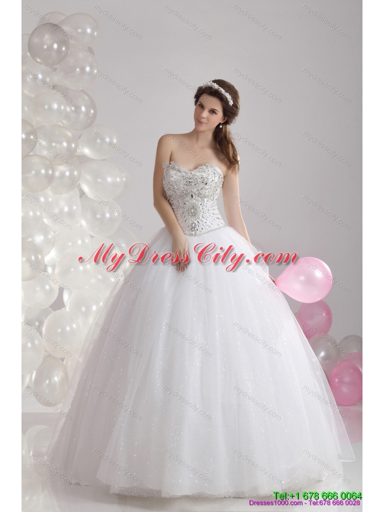 Popular Maternity Sweetheart Rhinestones Bridal Gowns with Brush Train