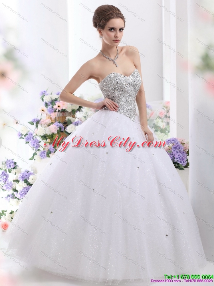 Sweetheart Maternity Wedding Dresses with Brush Train and Rhinestones