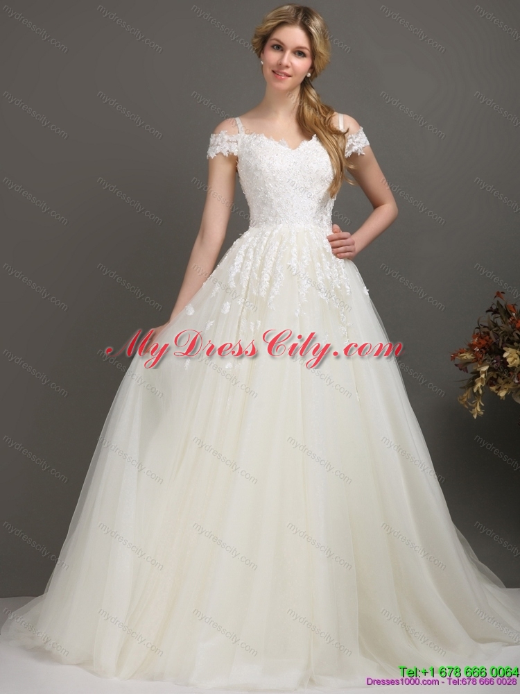 2015 New Off the Shoulder Maternity Wedding Dress with Beading