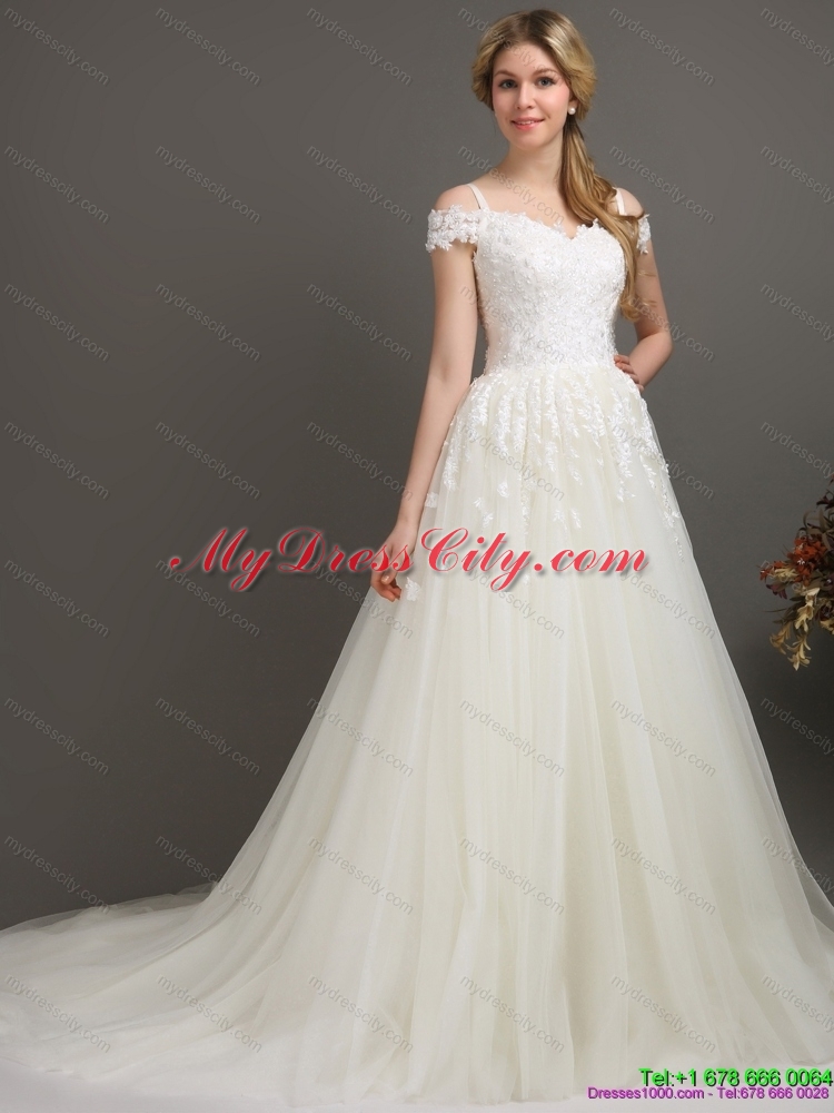 2015 New Off the Shoulder Maternity Wedding Dress with Beading