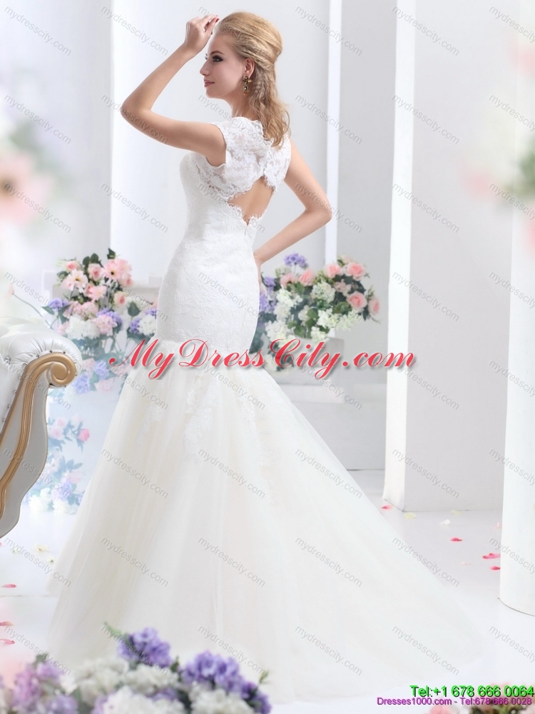 2015 Sweetheart Wedding Dress with Lace